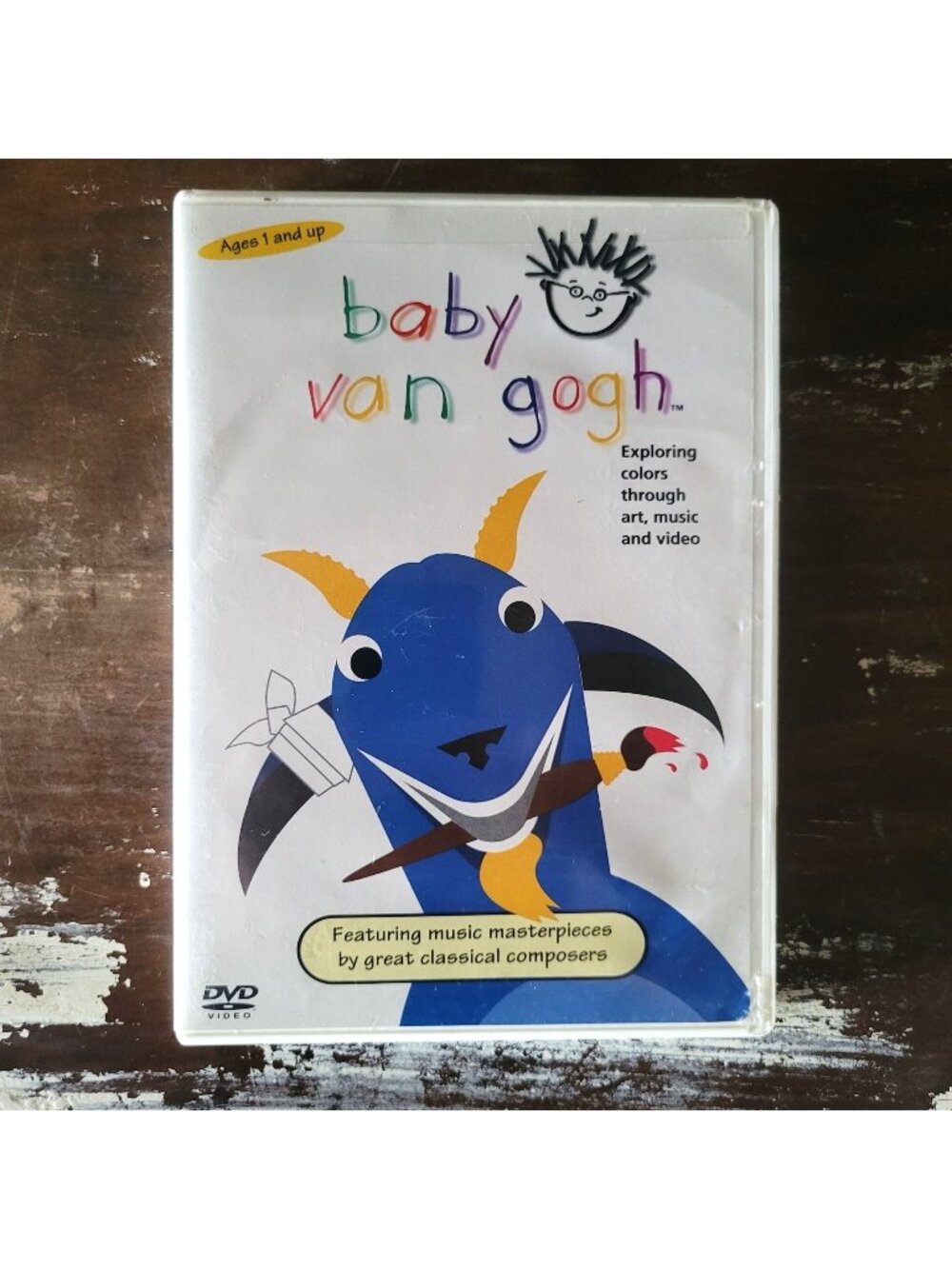 Baby Einstein Baby Van Gogh Exploring Colors DVD 2002 Seal Educational Art Video